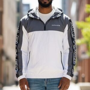 EUC Alphalete Size Medium Infinity Tech 1/4 Zip Performance Windbreaker!!